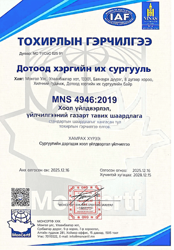 MNS 4946:2019